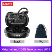 Original  LP75 TWS Bluetooth V5.3 Headphones Wireless LED Digital Display Earphones Noise Reduction Waterproof Headset New