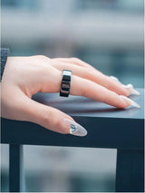 Amovan Nova Smart Ring – Heart Rate, SpO₂, Sleep, Stress & Temperature Tracking, GPS-Assisted Sports Modes, IP68, 6–10 Day Battery, iOS & Android