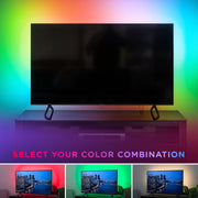 Enbrighten VIBE 10-Ft Smart RGBIC LED Light Strip – Wi-Fi App & Remote Control, Alexa & Google Home, Custom Effects, Dimmable & Cut-to-Fit